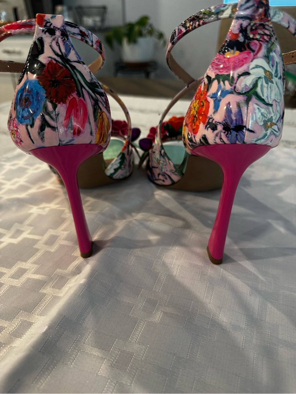 Mikah Floral Stiletto Dress Sandal by Betsy Johnson - Picture 8 of 13